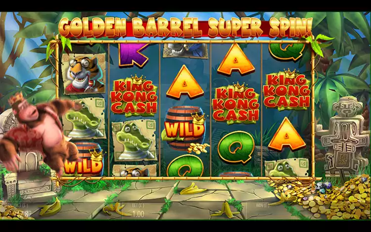 King Kong Cash Golden Barrel Feature