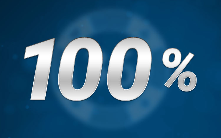 100 % talletusbonus