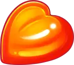 Sugar Rush - Orange Heart Symbol