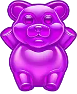 Sugar Rush - Purple Gummy Bear Symbol