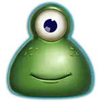 Reactoonz One Eyed Green Alien Symbol