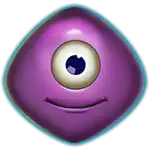 Reactoonz One Eyed Purple Alien Symbol