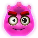 Reactoonz Two Eyed Pink Alien Symbol