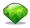 Rainbow Riches Cluster Magic - Green Gem Symbol