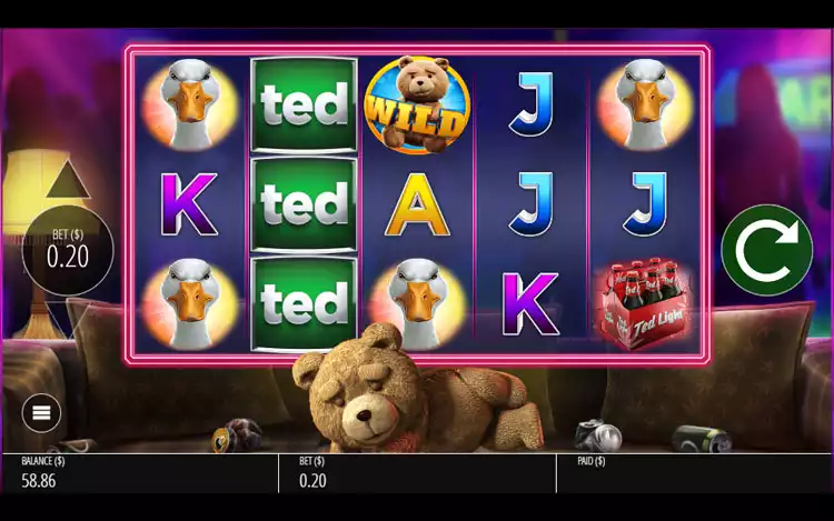Ted Slot Game Control