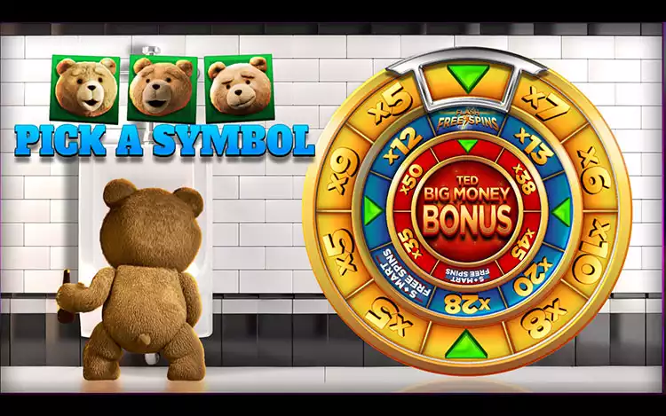 Ted Slot Wheel of Fartune Bonus Feature