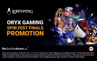 Oryx Gaming Promo - Spin Fest Finals
