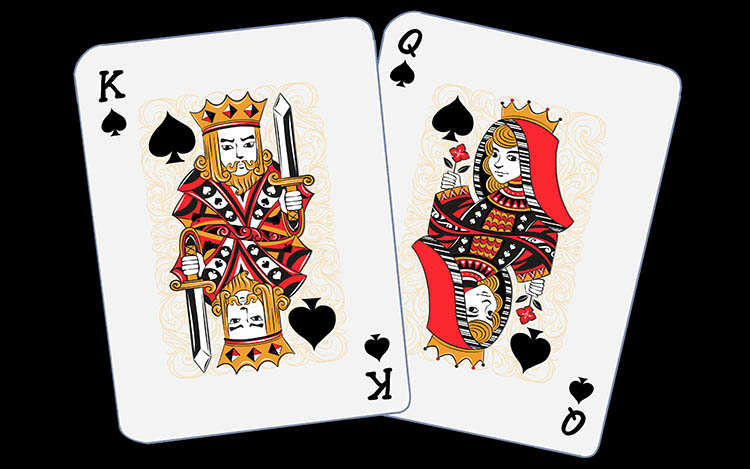 Blackjack Side Bets King and Queen of Spades