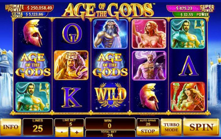 Age of the Gods Slot Gameplay