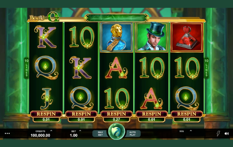 Book of Oz Slot Gameplay