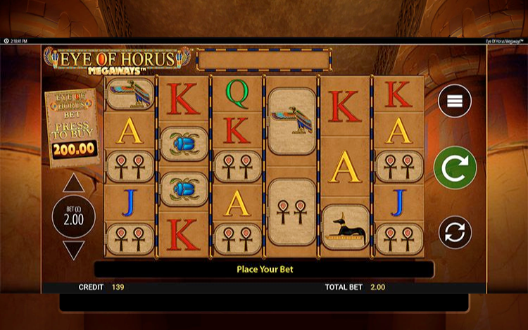 Eye of Horus Slot Features