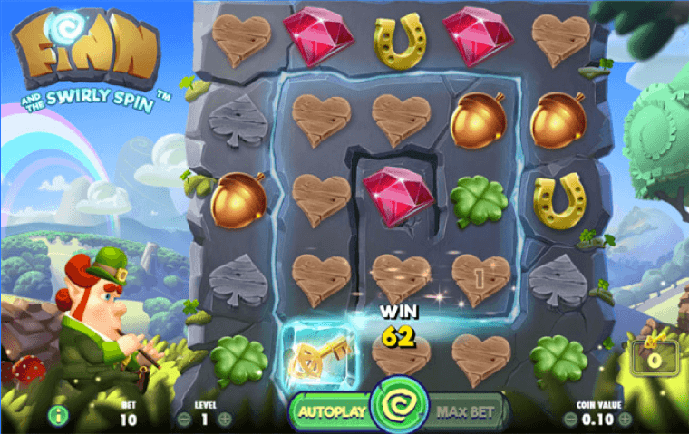 Finn and the Swirly Spin Slot Gameplay