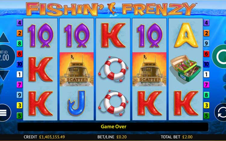 Fishin' Frenzy Slot Gameplay