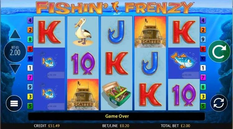 Fishin' Frenzy Slot Gameplay