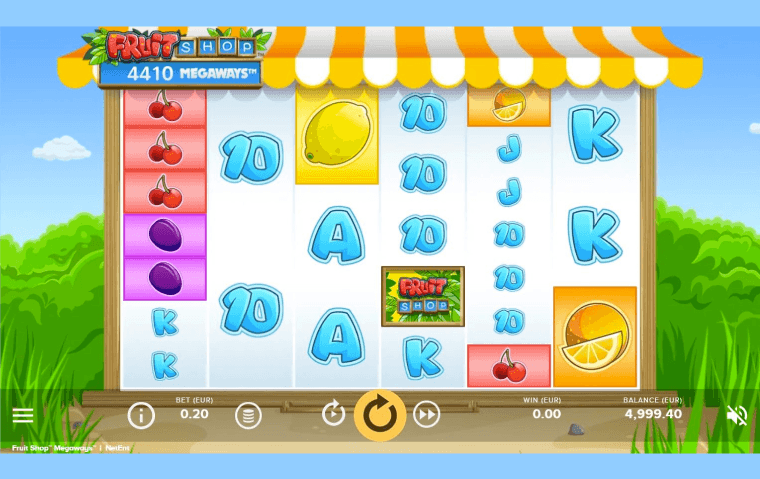 Fruit Shop Slot Gameplay