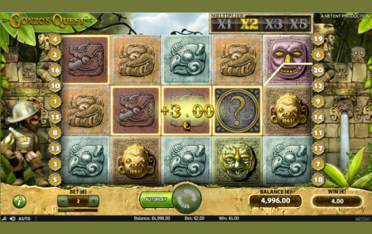 Gonzo's Quest Slot Gameplay