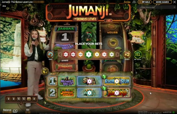 Jumanji The Bonus Level Features