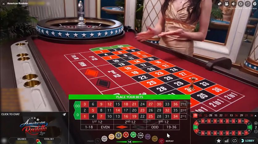 Live Roulette Table Gameplay