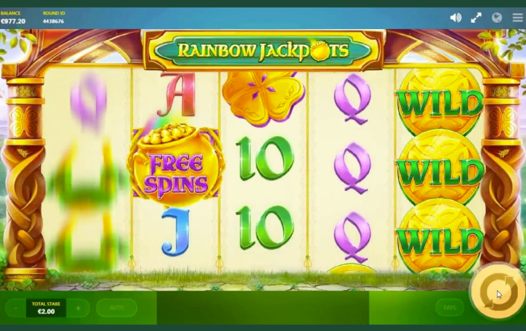 Rainbow Jackpots Slot Gameplay