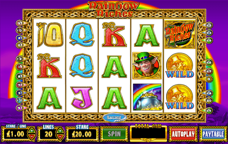 Rainbow Riches Pots of Gold Slot Game