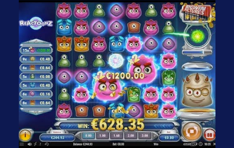 Reactoonz dos slot Free Demonstration Play Play'n Go