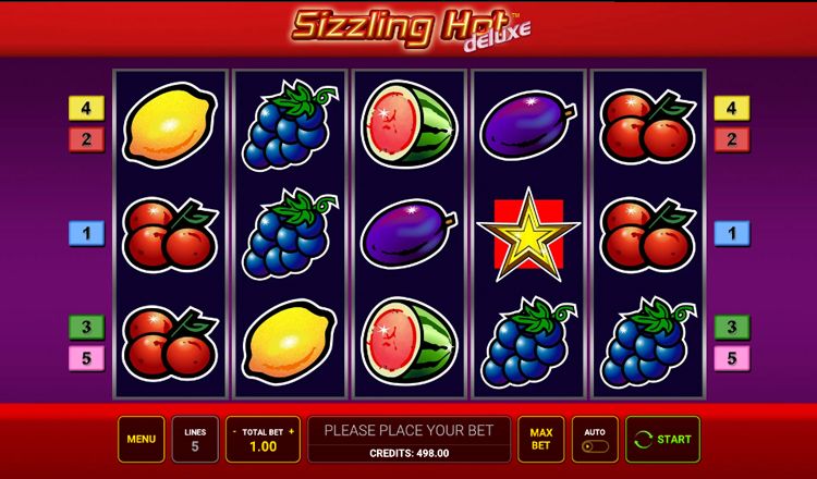 Sizzling Hot Deluxe Slot Gameplay