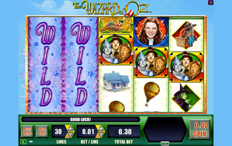 Wizard of Oz Slot Gameplay