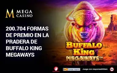200704 Formas de Premio en la Pradera de Buffalo King Megaways