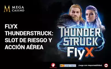 FlyX Thunderstruck: El nuevo crash game con la furia de Thor