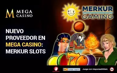 Nuevo Proveedor en Mega Casino Merkur Slots
