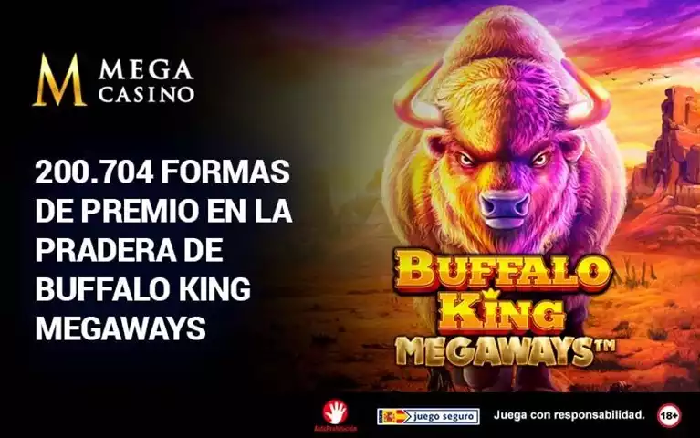 200704 Formas de Premio en la Pradera de Buffalo King Megaways