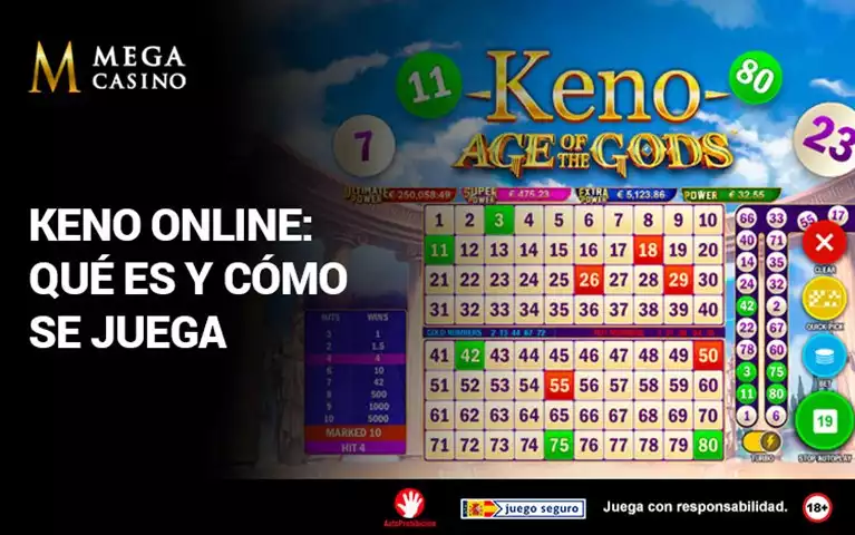 Keno Online: historia, qué es y cómo se juega