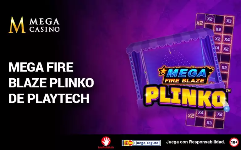Mega Fire Blaze Plinko de Playtech: Personaliza tu suerte