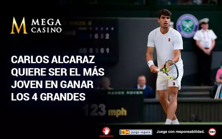 Carlos Alcaraz Quiere ser el Mas Joven en Ganar los 4 Grandes