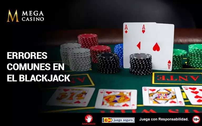 errores comunes blackjack