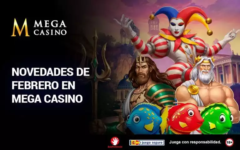 Novedades de Febrero en Mega Casino