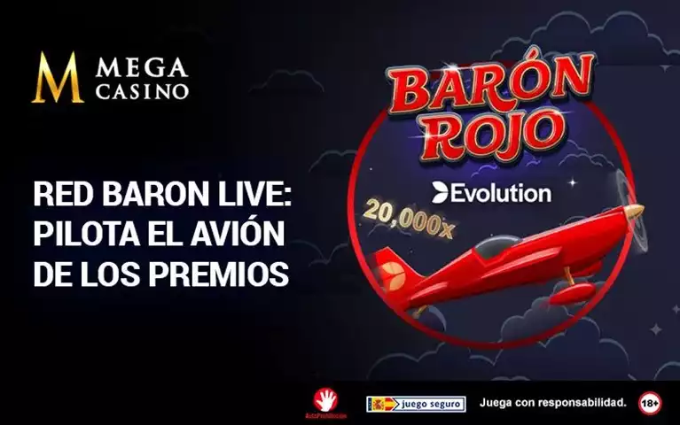 Red Baron Live Pilota el Avion de los Premios