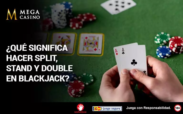 significado split stand double blackjack