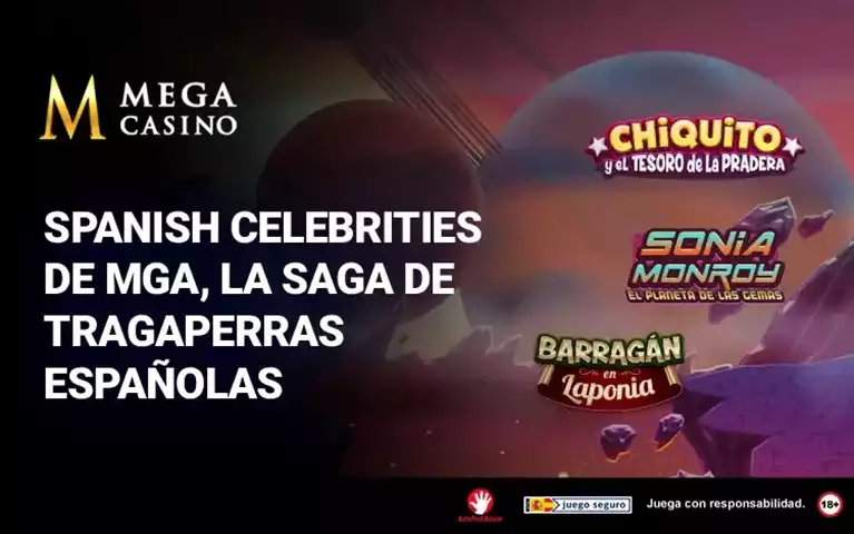 Spanish Celebrities de MGA La Saga de Tragaperras Espanolas