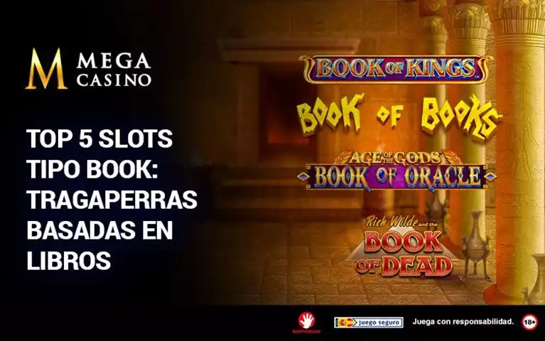 TOP 5 Slots Tipo Book Tragaperras Basadas en Libros