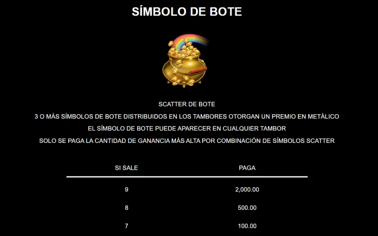 9 Pots Of Gold Slot Online Simbolo Bote