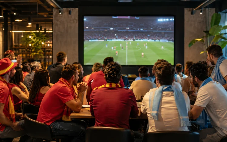Aficion Disfrutando del Mundial