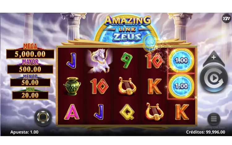 Amazing Link Zeus Slot Online