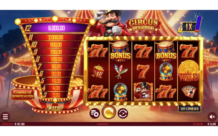 Circus Master Slot Online