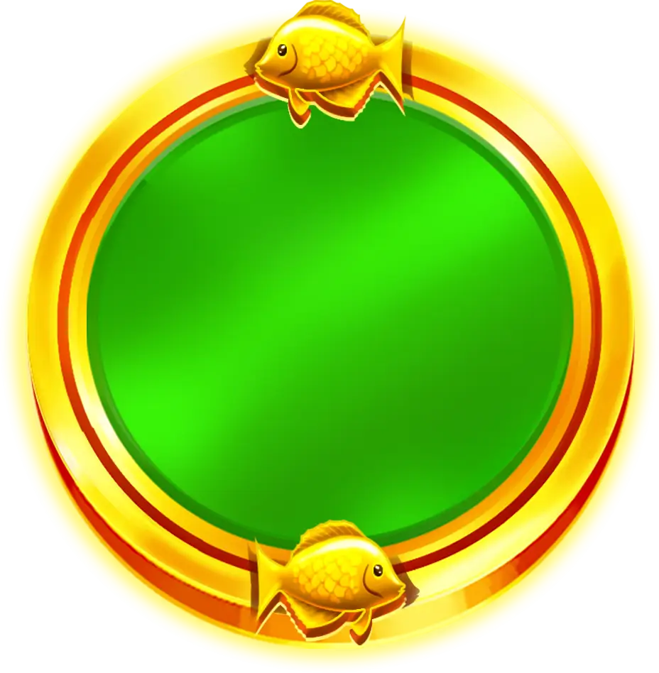 green coins on fish trio slot