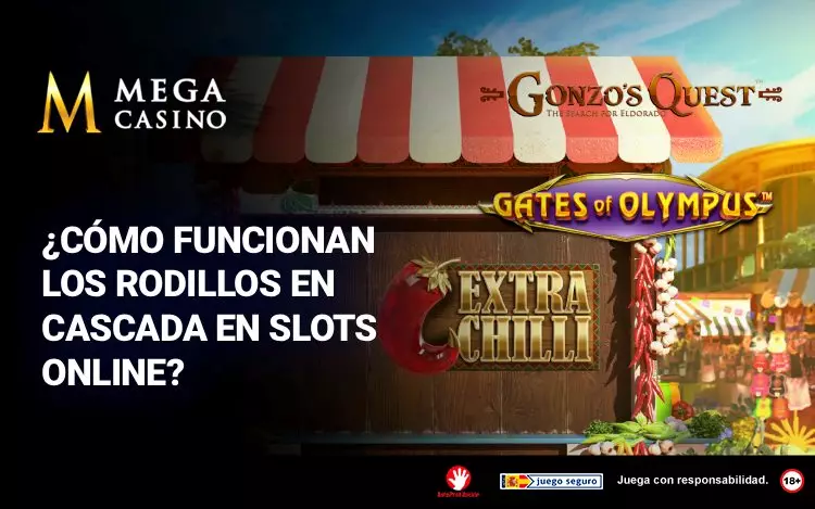 Como Funcionan los Rodillos en Cascada en Slots Online