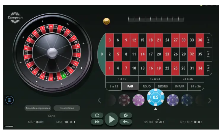 European Roulette Pro