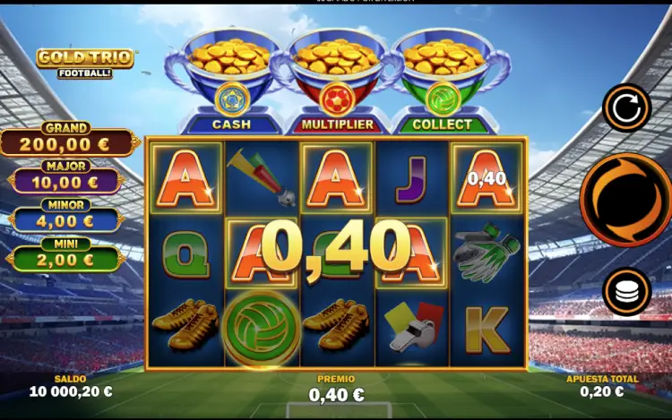 Gold Trio Football Slot Online
