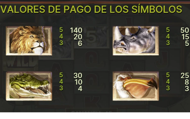 Jumanji Slot Online Simbolos