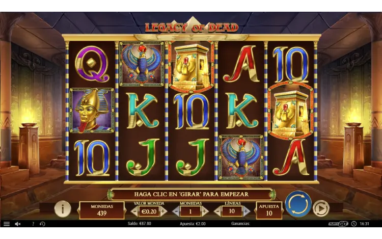 Legacy of Dead Slot Online